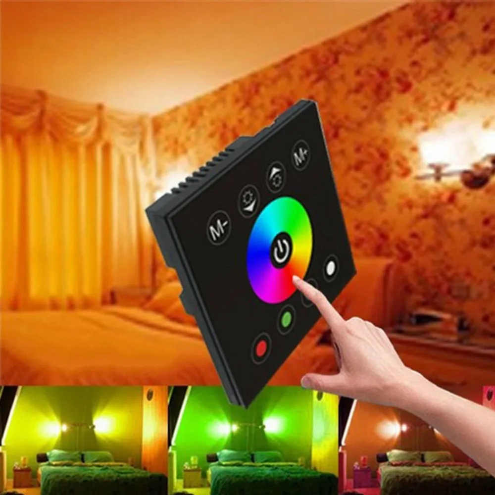 

2017 NEW 12-24V RGBW Full Color Dimmer Touch Panel Controller For RGB RGBW LED Strip