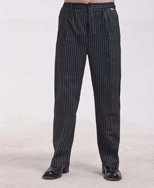 Gray striped chef pants Clearance
