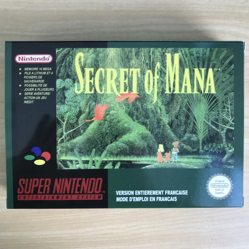 Secret of Mana 16bit game cartidge EU Version Secret of Mana 16bit game cartidge EU Version