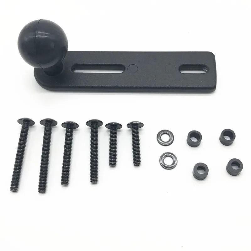  Motorcycle handlebar pump mount with 1 inch ball compatible for ram mounts for gopro action cameras