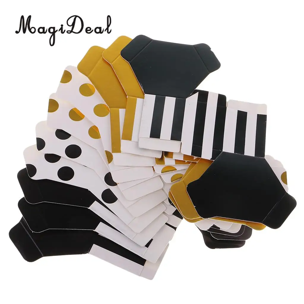 Cardboard Paper Favor Boxes,10pack Hexagonal Candy Boxes Treat Gift Boxes for Wedding Bridal Baby Shower Birthday Party Supplies
