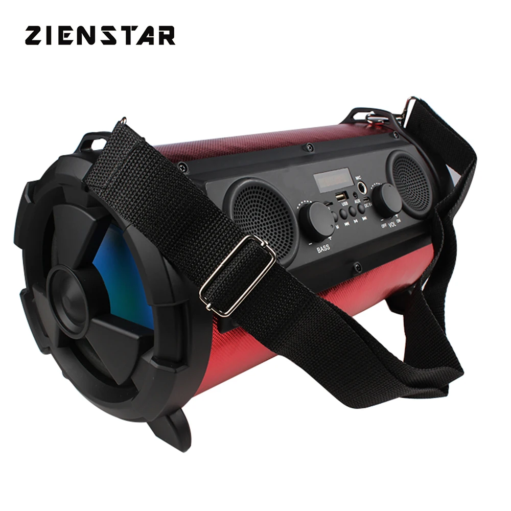 ZIENSTAR 16 Вт беспроводной Bluetooth спортивный динамик, портативный наружный сабвуфер, поддержка TF/USB карты, fm-радио