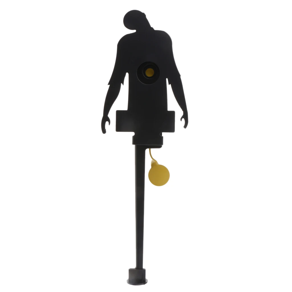 Shooting Target Zombie Shape Resetting Target with 2 Kill Zone Reducers