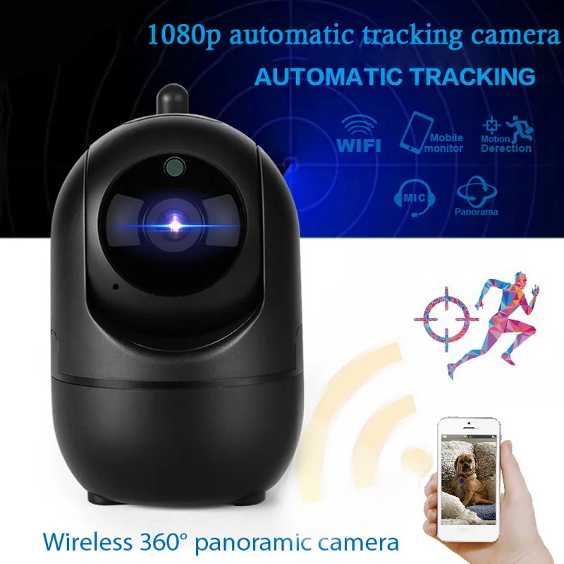 

HD 720/1080P Wireless IP Camera Cloud Storage Intelligent Auto Tracking Of Network Wifi Camera Home Security Surveillance
