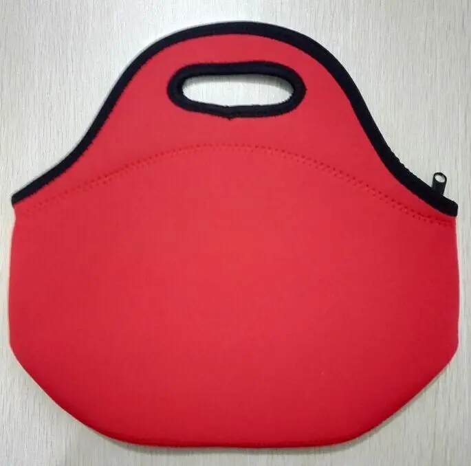 Новинка неопреновые мешки для обеда охладитель изоляция обеда сумки для женщин термо-пакет коробка для Детская сумка Сумочка 3 цвета ALB394I - Цвет: 20  red
