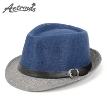 [AETRENDS] Мужская джазовая шляпа Панама шляпа-федора шапки Z-5310