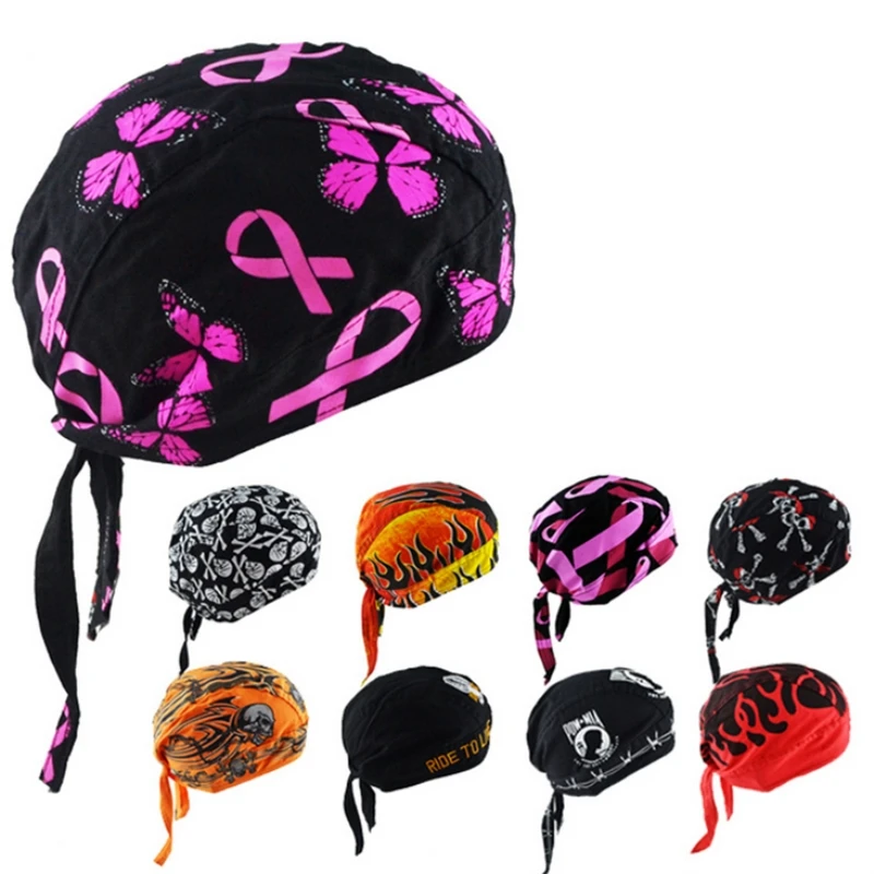cheap Sunscreen Beach Travel Cycling Caps Bike Hats Headwear Bicycle Headband Sweatproof Riding Sports Hat Head cap