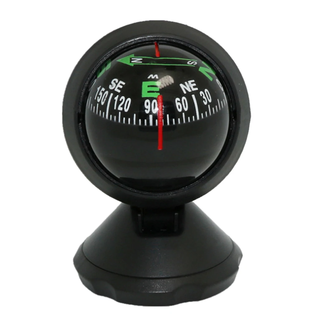 Dash Mount Mini Portable Self-Adhesive Compass Ball for Marine Boat Truck Car Outdoor Compass Ball 