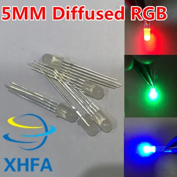 

100pcs APA106 F5 5mm RGB LED Chips Integrated RGB LEDs (like WS2812B) APA106 round hat Full color LEDs