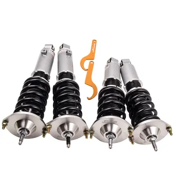 

24-Step way Adjustable Coilovers Suspension for Mazda Miata MX5 MX-5 NA NB 1990-2005 Grey