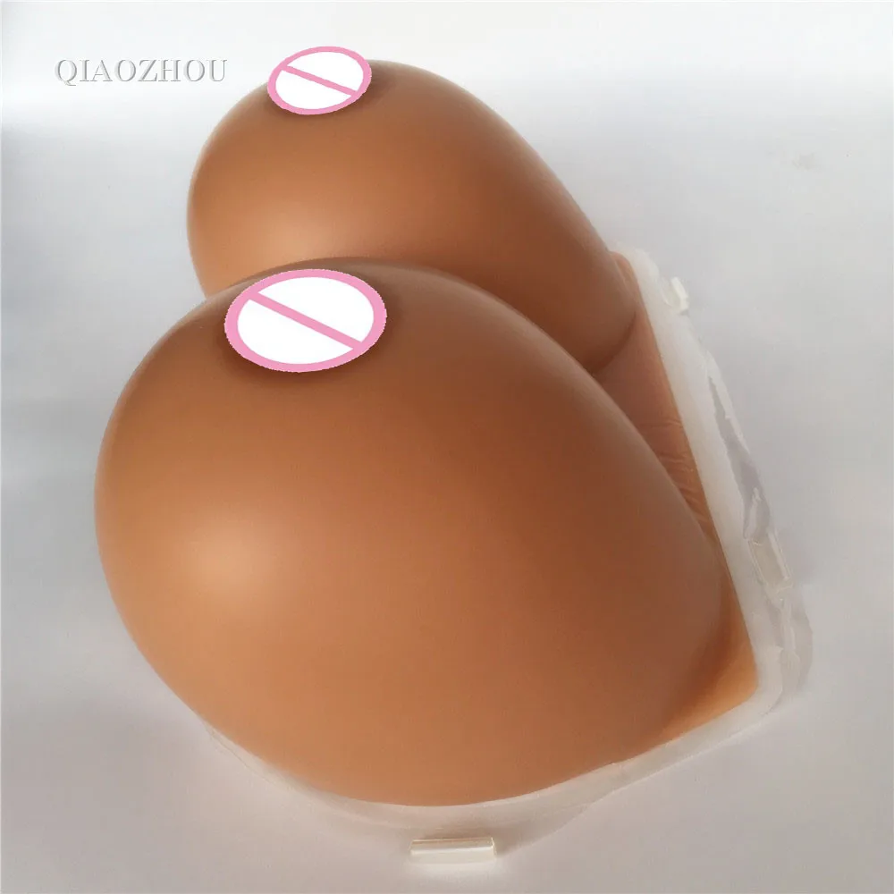 6000g suntan fake breasts