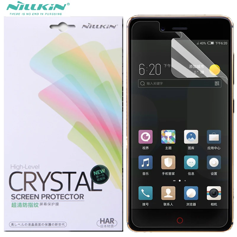 

Nillkin Screen Protector For ZTE Nubia Z17 Mini Transparent High Clear / Matte Phone Protective film For nubia Z12 Mini