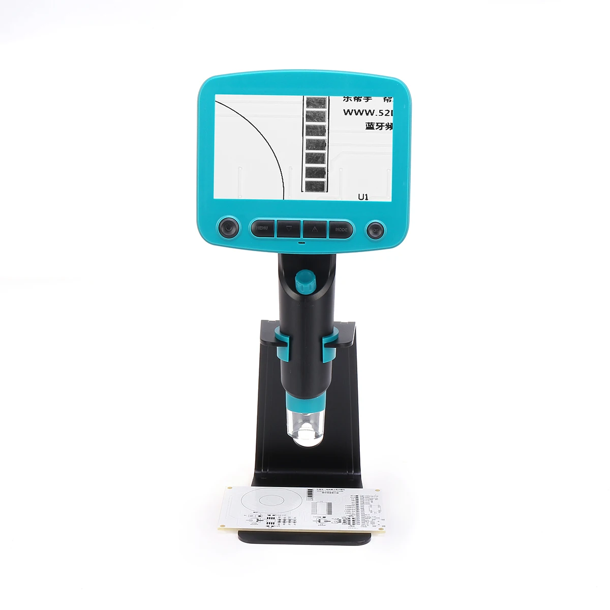  800x 4.3 Inch Digital Microscope LCD Display Solder Portable USB High Brightness 8 LEDs Electron So