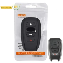 Cassa Chiave Dell'automobile del Silicone Per Subaru BRZ Forester Impreza WRX STi XV Crosstrek Legacy Outback 2015-2018 Copertura Keyless A distanza Fob