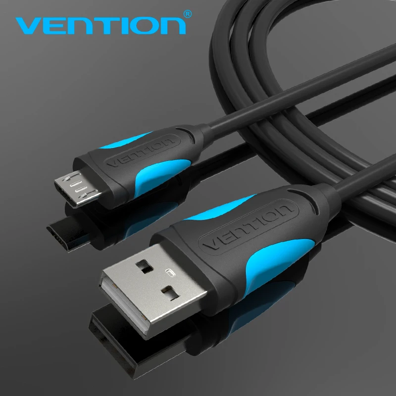 Vention Micro USB кабель 2A Быстрая зарядка для Samsung Xiaomi Дата мобильного телефона зарядный