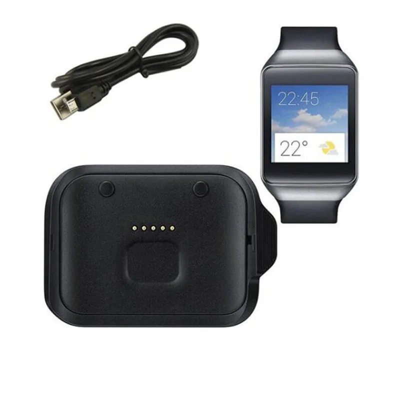 

USB Dock Charger Adapter Stand Charging Cable Cord Station For Samsung Gear Live R382 SM-R382 Smart Watch Bracelet Wristband