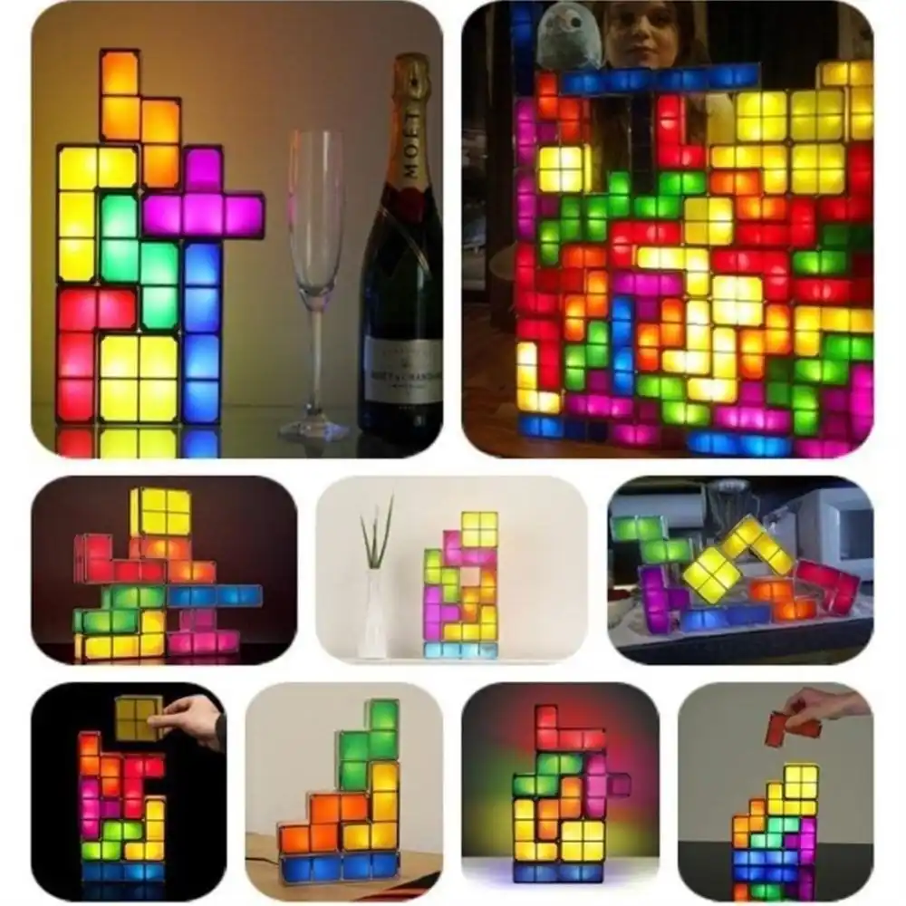 tetris led lamp