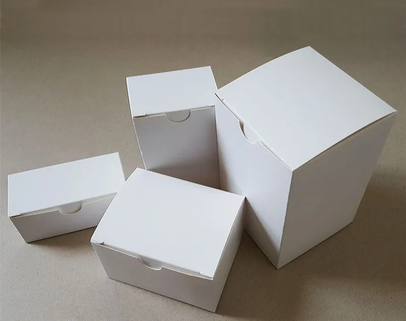 50 шт.-350 г/см белая картонная коробка для косметических безделушек, подарочная упаковка, оборудование, светодиодный светильник, лампа, упаковочные коробки