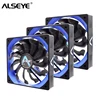ALSEYE PC Cooling Fan 120mm Fan 12v PWM 4pin Cooler (3pieces/lot) Silicone Silent Fans for PC Case / CPU Cooler
