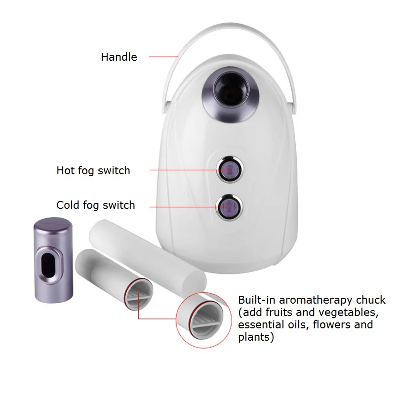 Пароварка для лица с горячей холодной теплой 3 температуры для эфирного масла/Ароматерапия для салона красоты сауна для лица