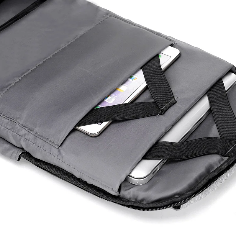 Mochila para ordenador portátil de 15 pulgadas con carga USB antirrobo Mochila de viaje para hombre Mochila escolar impermeable Mochila para hombre