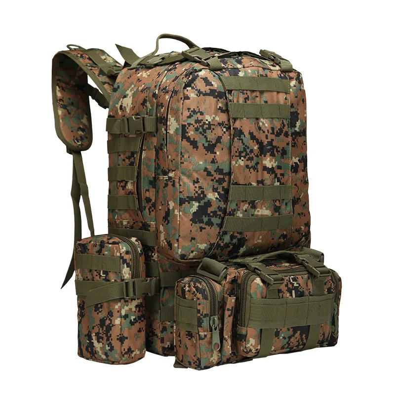 Camo2 MDSTOP большой Ёмкость Открытый тактический военный рюкзак Кемпинг Пеший Туризм треккинг Сумка водонепроницаемая упаковка - Цвет: Camo2