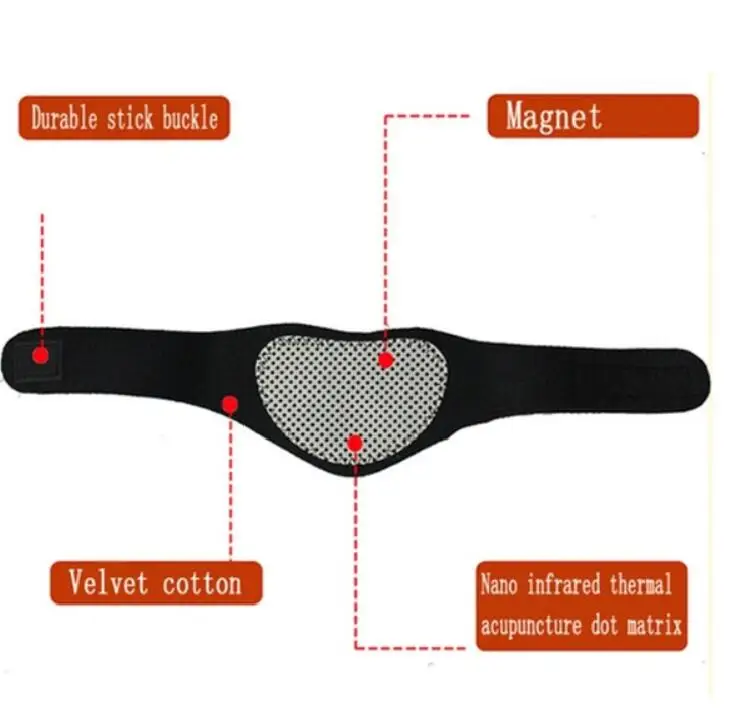 Турмалиновый магнитный массажер для шеи шейный позвоночник защита спонтанная нагревательный пояс массажер для тела Уход за кожей лица