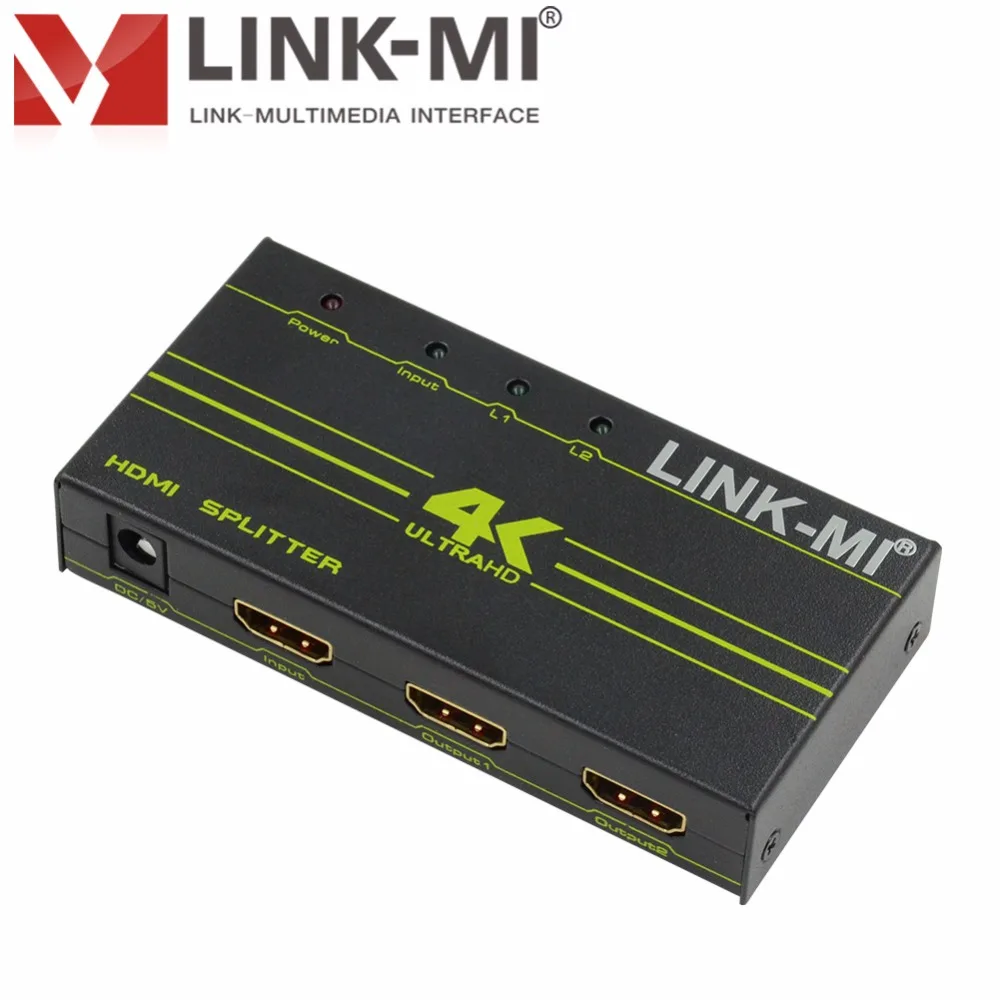 LINK MI H102G 4K2K 1x2 HDMI S поддержка 3D совместимый видео аудио конвертер 2 дисплеи 1.4a 97