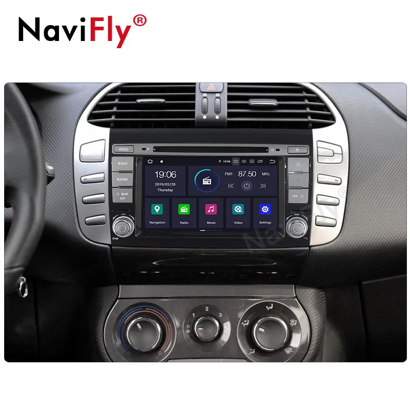 Best PX30 Android 9.0 IPS+DSP car dvd multimedia player for Fiat Bravo 2007 2008 2009 2010 2011 2012 2013 2014 GPS navigation Radio 5