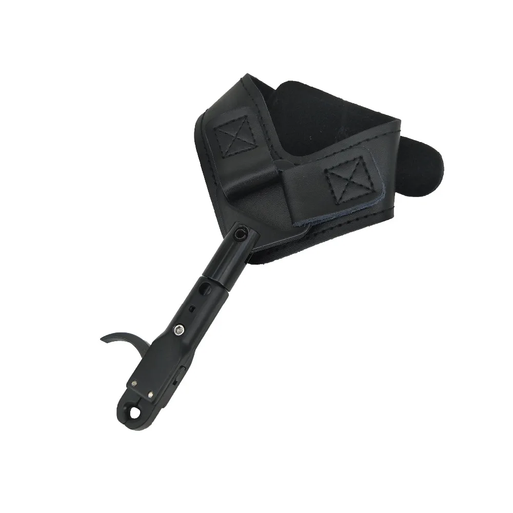 

Free Shipping, 1 Pcs Compound Bow Caliper Release Shooting Trigger with Buckle Wrist Strap Adjustable strap archery Accessories
