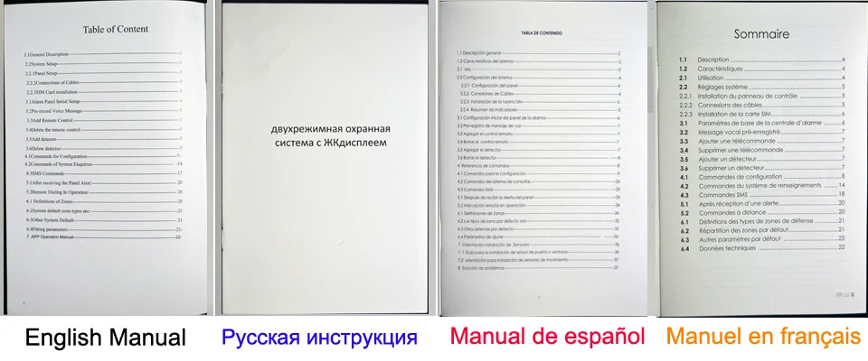 Проводной беспроводной PSTN GSM сигнализация Русский Испанский Французский Итальянский Английский дверь окно открытый датчик движения датчик сигнализации M3B