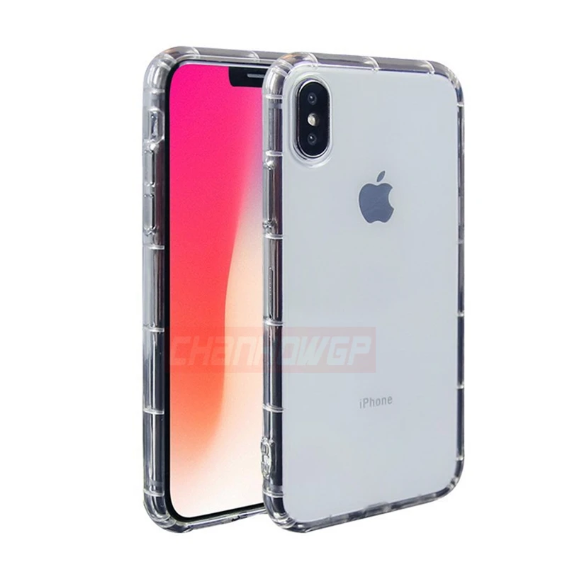 Силиконовый чехол с воздушной подушкой для iPhone X XR XS Max 6 6s 7 8 plus 5 фотоблей