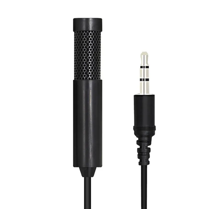 SF 555 Super font b Mini b font Portable 3 5mm Wired Condenser Microphone for font
