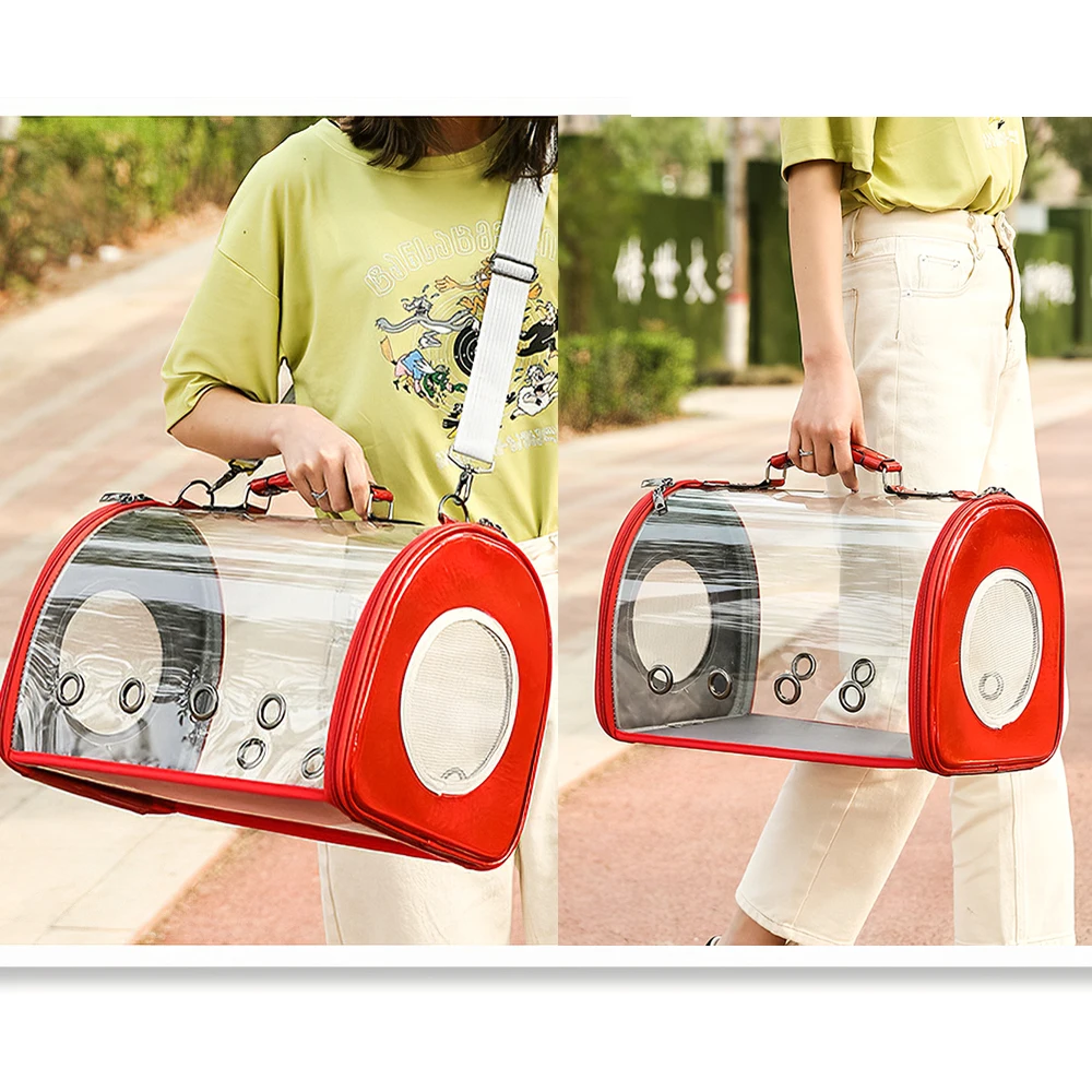 Прозрачный, переноска для собак, сумка для отдыха на открытом воздухе, переноска для собак из искусственной кожи сумка для животных для Прогулка Отдых на природе товары для домашних животных