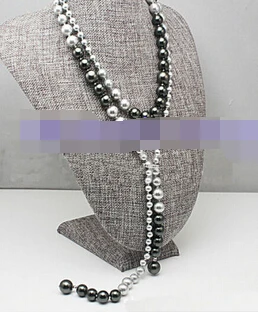 

HOT N: Hot Collections gradual change 6-12mm shell pearls necklace 47