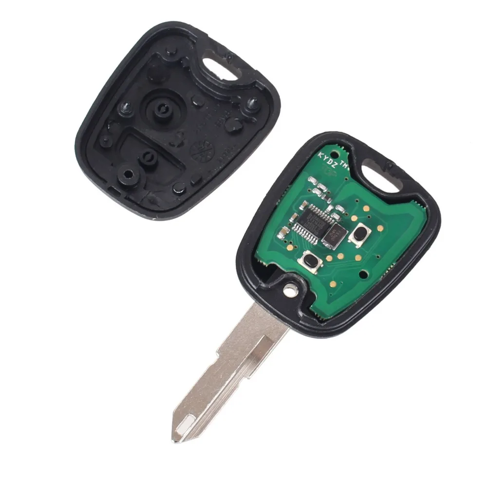 Dandkey Замена Дистанционное управление ключ для Peugeot 206 306 405 транспондер с PCB Батарея