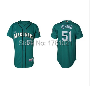 Free Shipping Cheap Men's Throwback New Seattle Mariners Baseball Jersey 51  Suzuki Ichiro Jerseys Blue White Green Grey Stitched _ - AliExpress Mobile