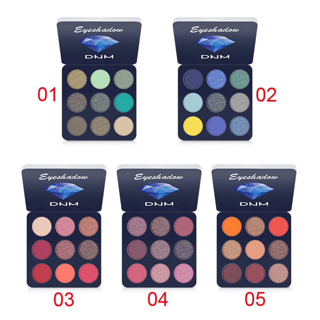 Простой Привлекательный 9 цветов жемчужные матовые тени для век, чтобы создать Повседневный телесный макияж вечерние макияж для начинающих Maquiagem# BL5