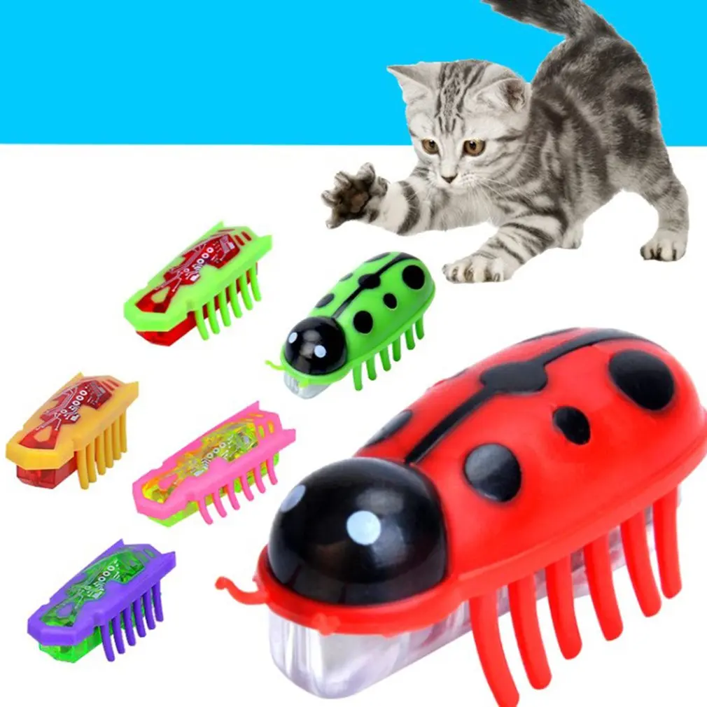 

Electronic Battery Powered Nano Insects Mini Mechanical Insect Cat Interactive Traning Playing Toys Pets Supplies Tool Toys