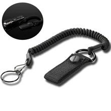 Армейские слинг Телескопический тактический пистолет Secure регулируемый ремешок Весна слинг с blet пряжка для винтовки фонарик