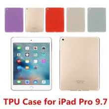 Мягкий ТПУ чехол для Apple iPad 9,7 силиконовый прозрачный Футляр Тонкий прозрачный чехол для Apple iPad 9,7 чехол для планшетов
