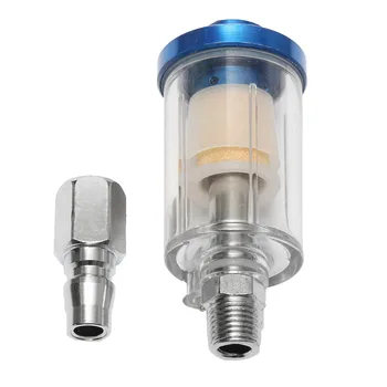 

1/4 Inch Thread Separator Filter Kit for Spray Air Compressor Tool Oil Water Separator Filter Kit for Compressor Spray Paint Gun