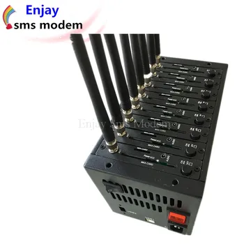 

Brand new 8 ports bulk sms sending and recieving global use gsm gprs modem pool