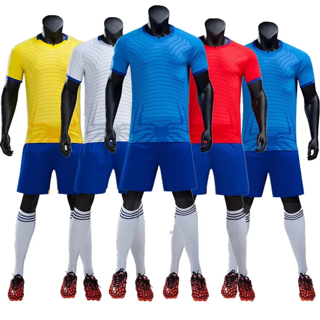 18 19 Spiderman Kids And adults Soccer Jerseys Kits Young Adult Men