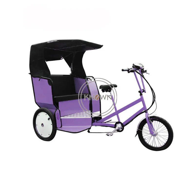 3 Wheel electric pedicab rickshaw passenger cargo bike tricycle bicycle