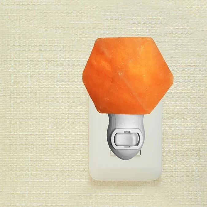 Himalayan Crystal Salt Diamond Night Light