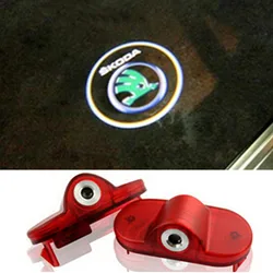 

Car LED Welcome lights for Skoda Octavia SuperbLaser light of car Projector Lamp vehicle Door light