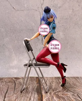 

Alphamax skytube MILE STONE Queed ted Policewoman uniform Sexy girls Anime PVC Action Figures toys Anime figure Toys For Kids