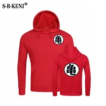 Hot Anime Hoodies Dragon Ball Z Pocket Hooded Sweatshirts Goku Hoodies Pullovers Men Women Long Sleeve Outerwear Fashion Hoodie