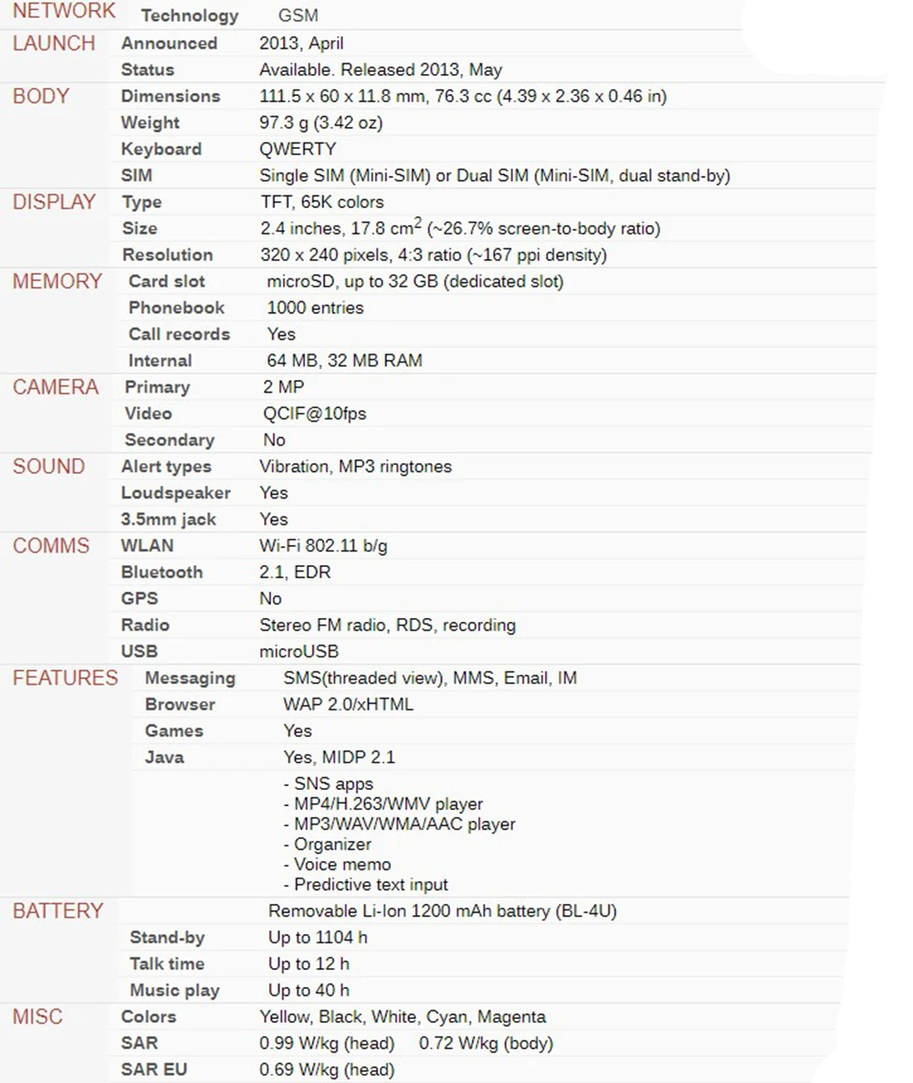 210 Nokia Asha 210 разблокированный GSM 2,4 ''две sim-карты 2MP QWERTY клавиатура только на английском языке телефон Восстановленный